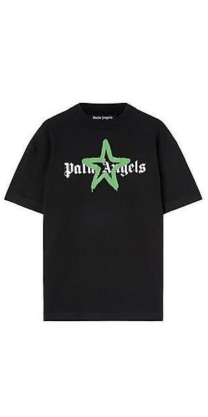 PALM ANGELS Print-Shirt Palm Angels Sternmotiv Logo T-Shirt Schwarz Herren günstig online kaufen