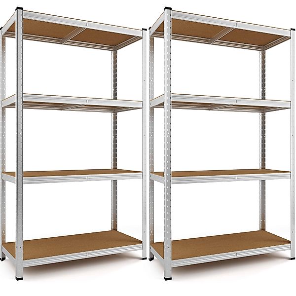 monzana Schwerlastregal, 2x 170x75x30cm 280kg 4 günstig online kaufen