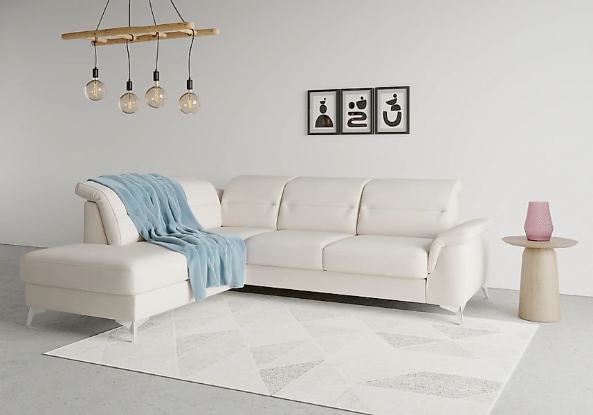 sit&more Ecksofa Sinatra L-Form, mit Ottomane, optional mit Kopfteilverstel günstig online kaufen