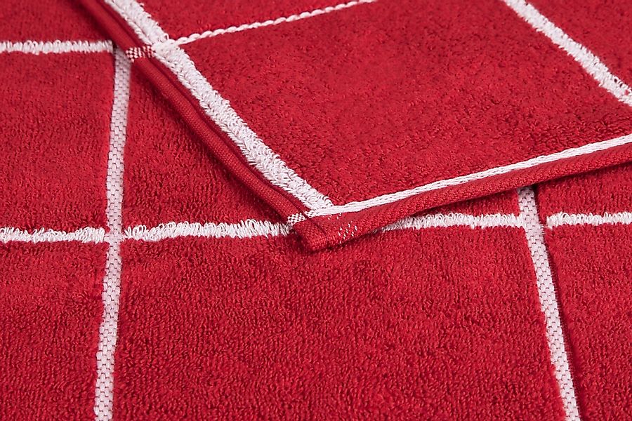 ROSS Handtuch Uni, Frottier (1-St), Überkaro günstig online kaufen