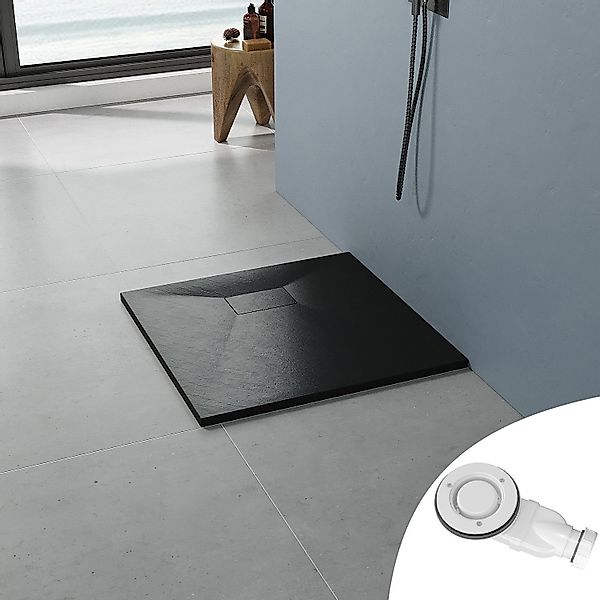 AQUALAVOS Duschwanne Duschwanne Schwarz Duschtasse flachem günstig online kaufen