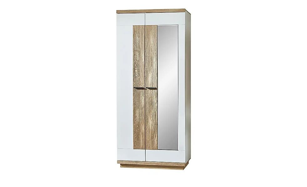 MONDO Garderobenschrank  Lisana ¦ weiß ¦ Maße (cm): B: 85 H: 197 T: 38.0 Sc günstig online kaufen