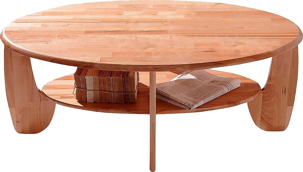 Home affaire Couchtisch, aus Massivholz Wildeiche günstig online kaufen
