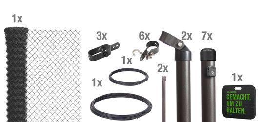 Alberts Maschendrahtzaun, (Set), Höhe: 80 - günstig online kaufen