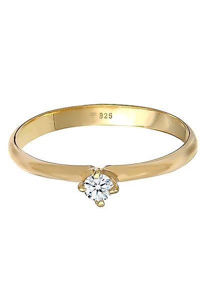 Elli DIAMONDS Diamantring Ring Solitär Diamant günstig online kaufen