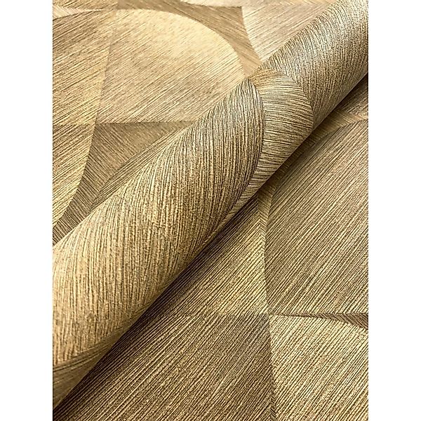 Newroom Vliestapete Marick Gold Muster Modern FSC® günstig online kaufen