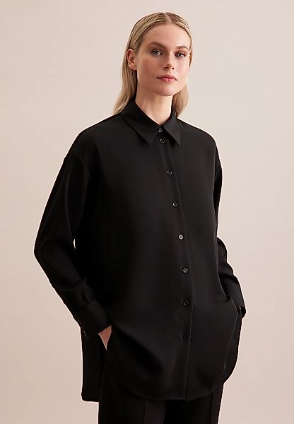 seidensticker Hemdbluse, 1/1 Kragen Uni günstig online kaufen