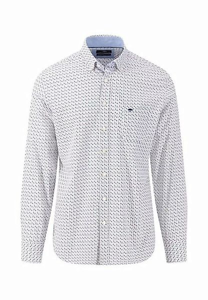 FYNCH-HATTON Langarmhemd Button-Down-Hemd mit Minimal-Print günstig online kaufen