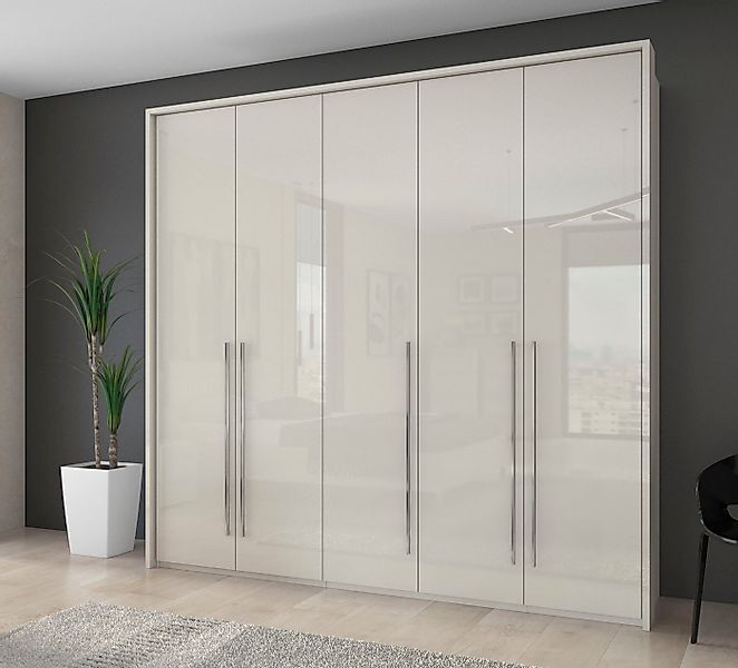 Places of Style Kleiderschrank "Piano", beige oder weiß, UV lackiert, Hochg günstig online kaufen