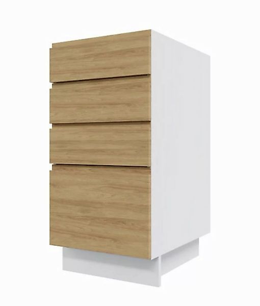 Feldmann-Wohnen Auszugsunterschrank Arezzo (1-St) 40cm Front- & Korpusfarbe günstig online kaufen