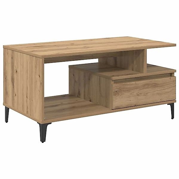 vidaXL Couchtisch Artisan-Eiche 90 x 49 x 45 cm Holzwerkstoff 881052 günstig online kaufen
