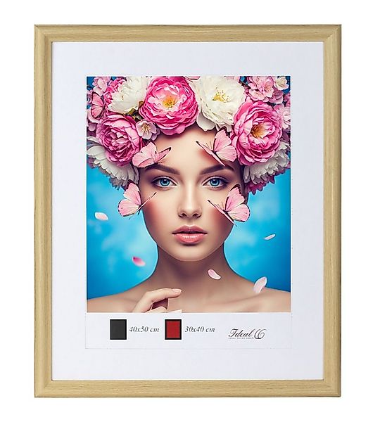 IDEAL TREND Bilderrahmen Holzrahmen mit Kunststoffglas Bilderrahmen MDF-Rah günstig online kaufen