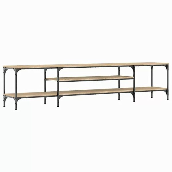 furnicato TV-Schrank Sonoma-Eiche 201x35x45 cm Holzwerkstoff & Eisen günstig online kaufen