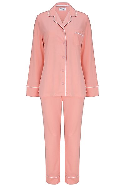 SNOOZE OFF Pyjama Schlafanzug in Lachsfarben günstig online kaufen