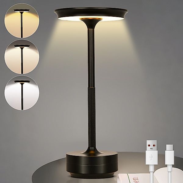 LMaxhome USB-Tischleuchte LED Wiederaufladbare Kabellose Akku günstig online kaufen
