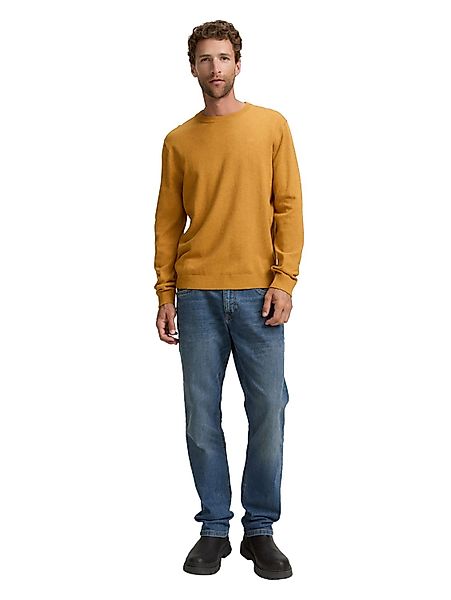 Tom Tailor Herren Rundhals Pullover BASIC CREWNECK KNIT - Relaxed Fit günstig online kaufen
