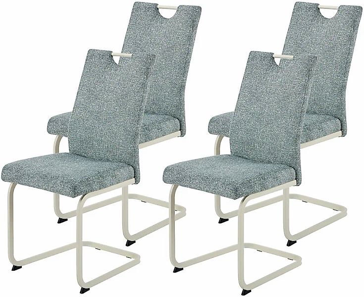 HELA Freischwinger "TIVOLI" (Set) 4 Stk.Freischwinger, Gestell Perlweiß, mi günstig online kaufen