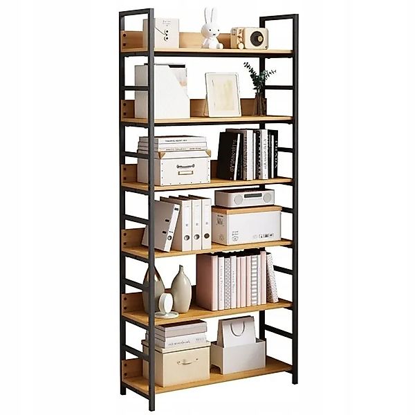 Rebiko Bücherregal für Ordner Hoch Loft-Schrank Aus Metall Industriell 174 günstig online kaufen