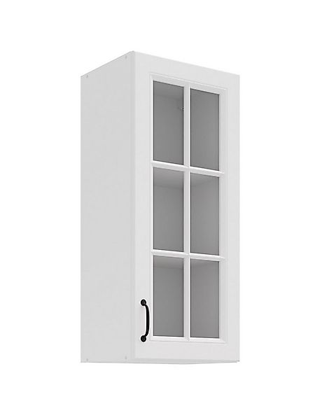 Küchen-Preisbombe Glashängeschrank 40 Küche Stilo Weiß Küchenzeile Küchenbl günstig online kaufen