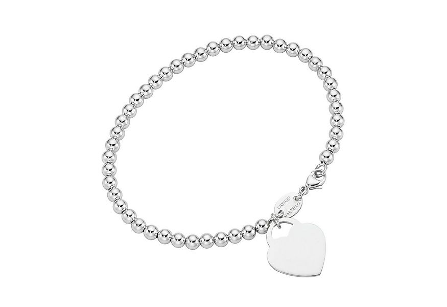 GIORGIO MARTELLO MILANO Armband Kugeln mit Behang Herz, Silber 925 günstig online kaufen