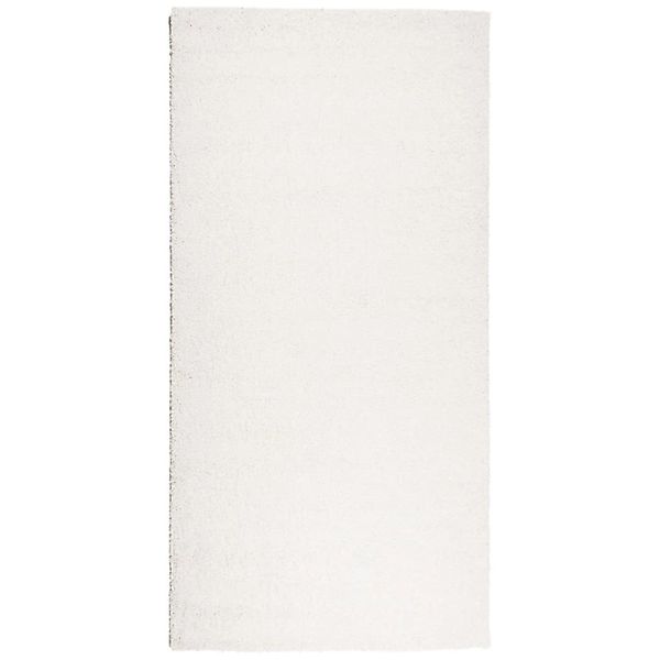 vidaXL Teppich Shaggy Hochflor Modern Creme 100x200 Cm 1954541 günstig online kaufen