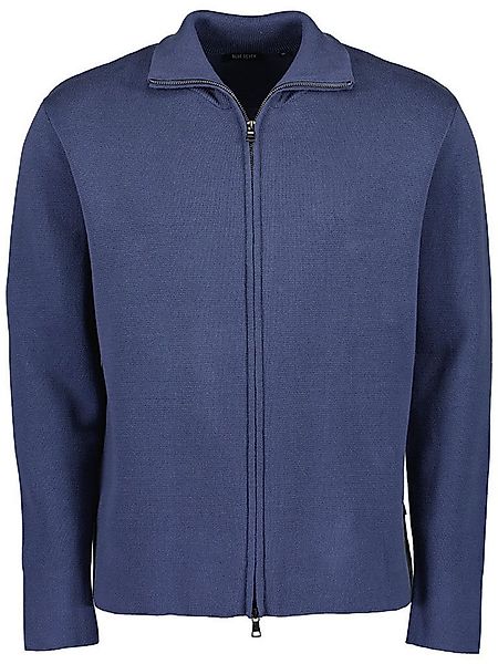 Blue Seven Strickjacke 376510 Herren Jacke Unifarben mit Stehkragen und Rei günstig online kaufen