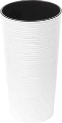 Siena Garden Pflanzgefäß Modern Locon Weiß Ø 25x46,5 cm günstig online kaufen