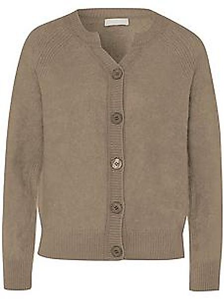 Strickjacke aus 100% Kaschmir Peter Hahn grün günstig online kaufen