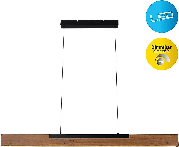 näve LED Pendelleuchte Wilma, Dimmfunktion, Memoryfunktion, LED wechselbar, günstig online kaufen