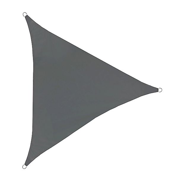 Svita Sonnensegel Dreieckig 160g/m² UV50+ Sonnenschutz Dunkelgrau 5x5x5m günstig online kaufen