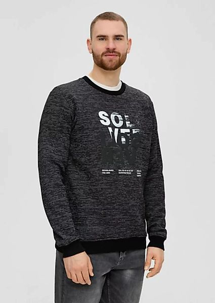 s.Oliver Sweatshirt Sweatshirt mit Frontprint Blende, Logo günstig online kaufen