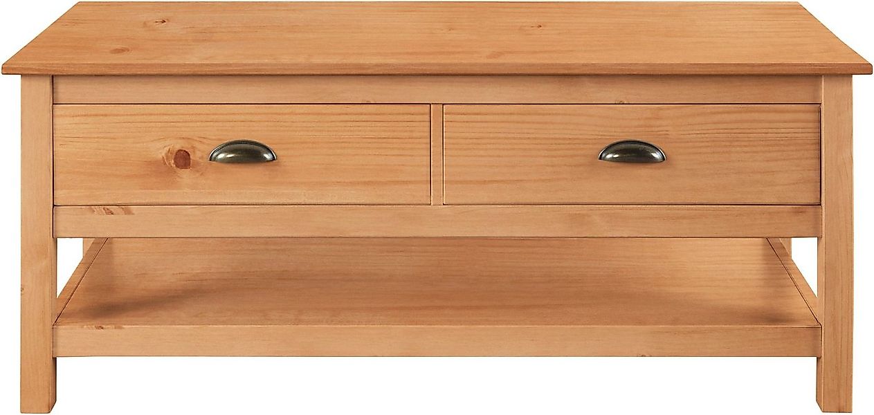 Home affaire Couchtisch Schröder, mit 2 Schubladen und 1 Einlegeboden, aus günstig online kaufen