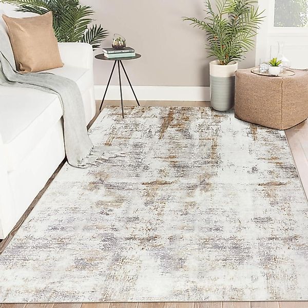 Famibay Veloursteppich Teppich 160x230cm Kurzflor Schlafzimmer günstig online kaufen