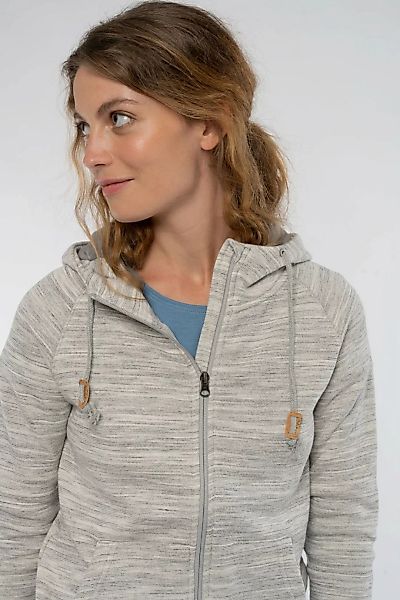 Zip Hoodie aus Baumwolle & recyceltem Polyester günstig online kaufen