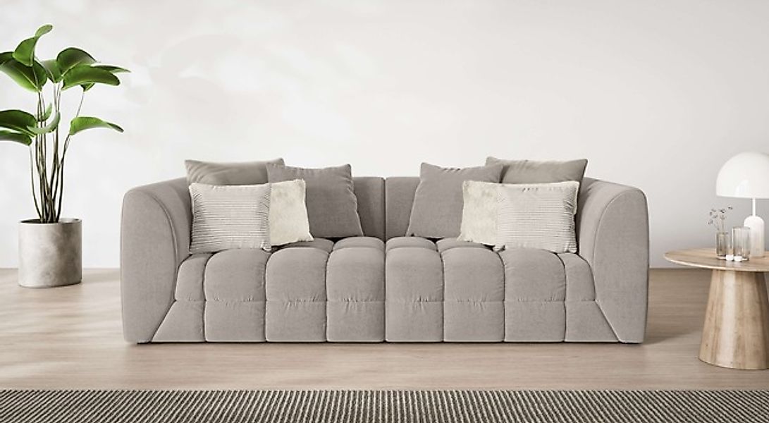 s.Oliver Big-Sofa »COBBO 3-Sitzer Design-Sofa Bubble-Optik, Maße B/T/H: 259 günstig online kaufen