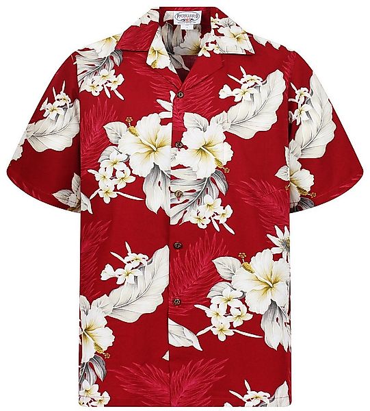 Pacific Legend Hawaiihemd Enzian Original Hawaiihemd mit 100% Kokosnuss-Knö günstig online kaufen