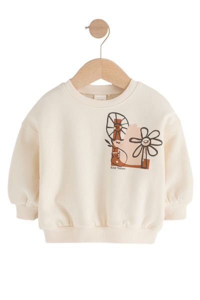 Next Sweater Sweatshirt mit Rundhalsausschnitt (1-tlg) günstig online kaufen