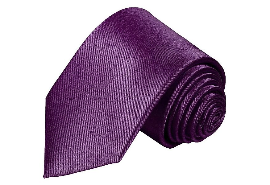 Paul Malone Krawatte für Herren Uni Krawatte aubergine günstig online kaufen