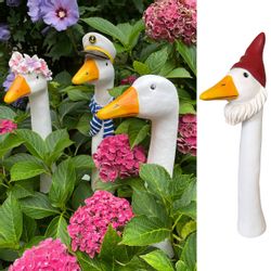 Online-Fuchs Gartenfigur Gänsehals Gartenstecker Gans - günstig online kaufen