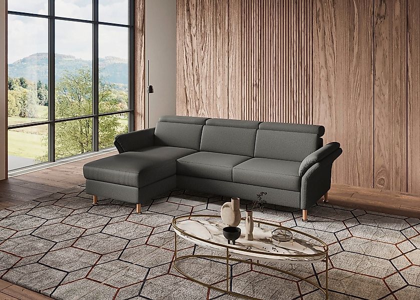 Home affaire Ecksofa »Calypso L-Form«, mit motorischen Funktionen im Sofa u günstig online kaufen