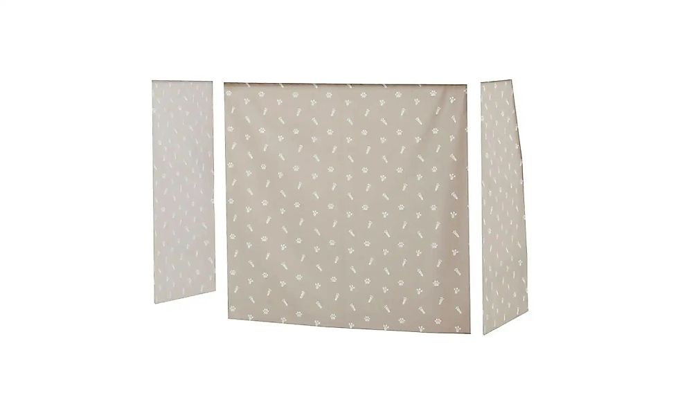Hoppekids Vorhang Mittelhochbett 70x160  Pets ¦ grau ¦ Maße (cm): B: 300 H: günstig online kaufen