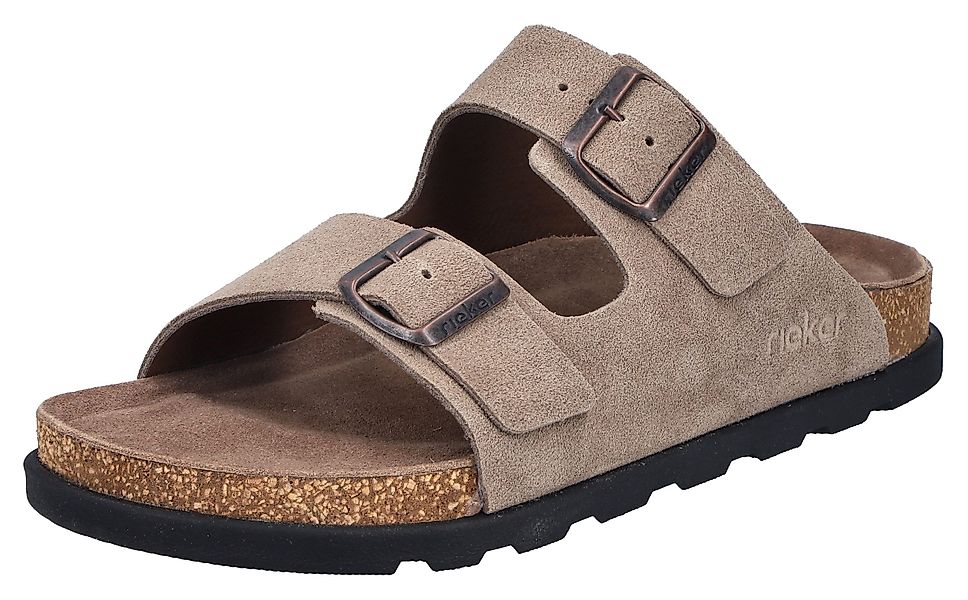 Rieker Pantolette, Sommerschuh, Strandschuh, Hausschuh mit bequemem Fußbett günstig online kaufen