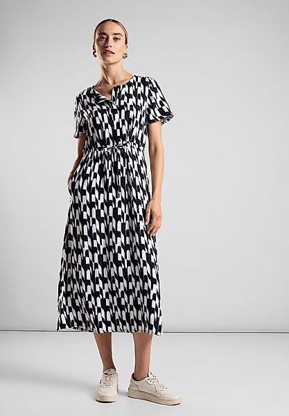 STREET ONE Midikleid mit Allover-Druck günstig online kaufen