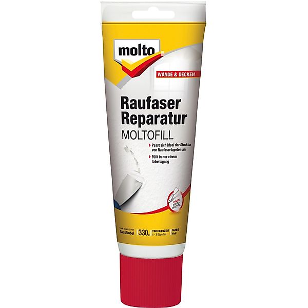 MOLTO Spachtelmasse MOLTO Moltofill Raufaser Reparatur 330g günstig online kaufen