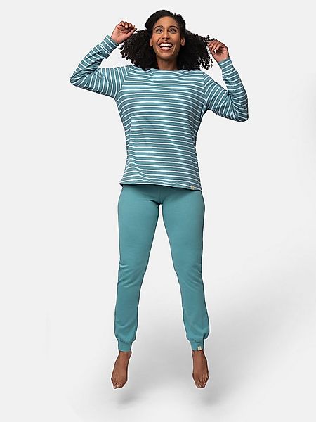 greenjama Pyjamaoberteil mit Streifen, Bio Baumwolle günstig online kaufen