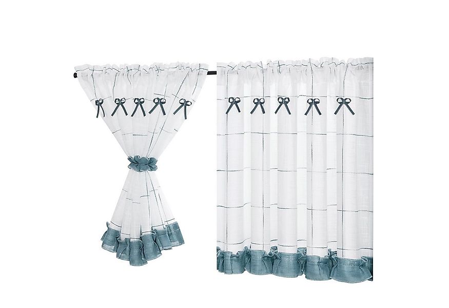 Joyswahl Scheibengardine Slike (1 St), Stangendurchzug, verdunkelnd, mit ka günstig online kaufen