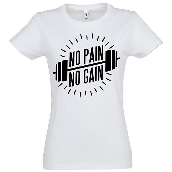 Youth Designz T-Shirt No Pain No Gain Damen Shirt mit trendigem Sport Print günstig online kaufen