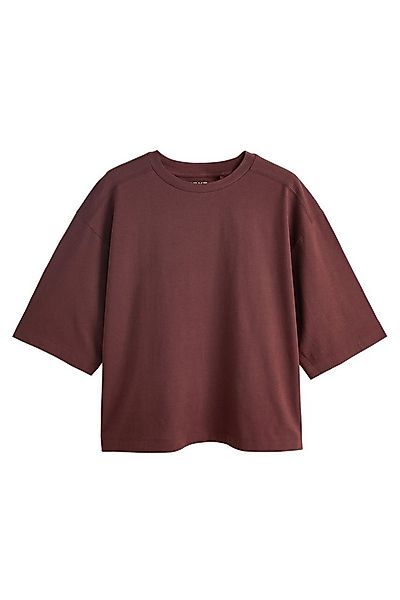 Next T-Shirt Relaxed Fit T-Shirt mit ellbogenlangen Ärmeln (1-tlg) günstig online kaufen