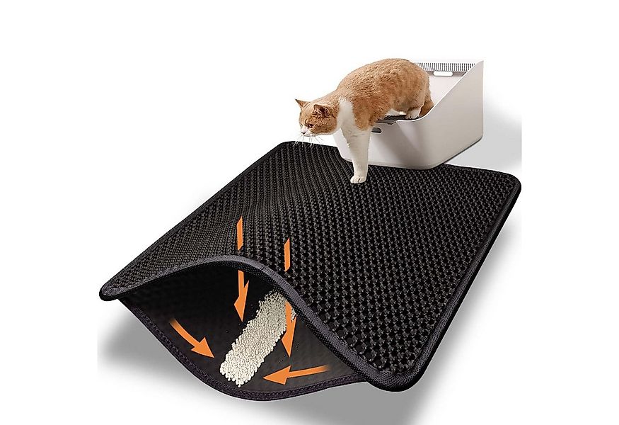 Ledander Katzentoilette Katzenecktoilette Katzentoilette Katzenstreumatte, günstig online kaufen