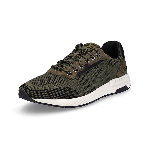 s.Oliver s.Oliver Herren Strick Sneaker khaki günstig online kaufen